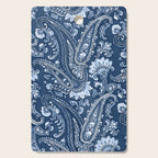 Blue indigo paisley Cutting Board Gallery Image 1