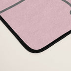 New York City Minimal Line Preppy Pink Desk Mat Gallery Image 4
