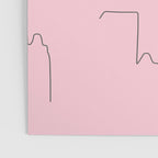 New York City Minimal Line Preppy Pink Poster Gallery Image 3