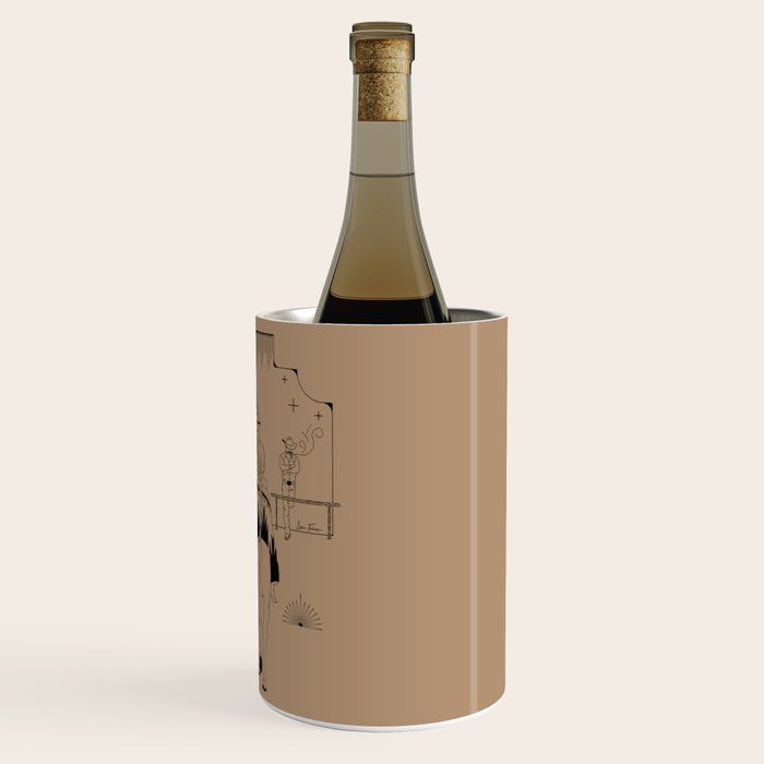 Last Stop - Tan & Black Wine Chiller Gallery Image 3