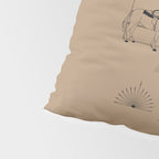 Last Stop - Tan & Black Pillow Sham Gallery Image 4