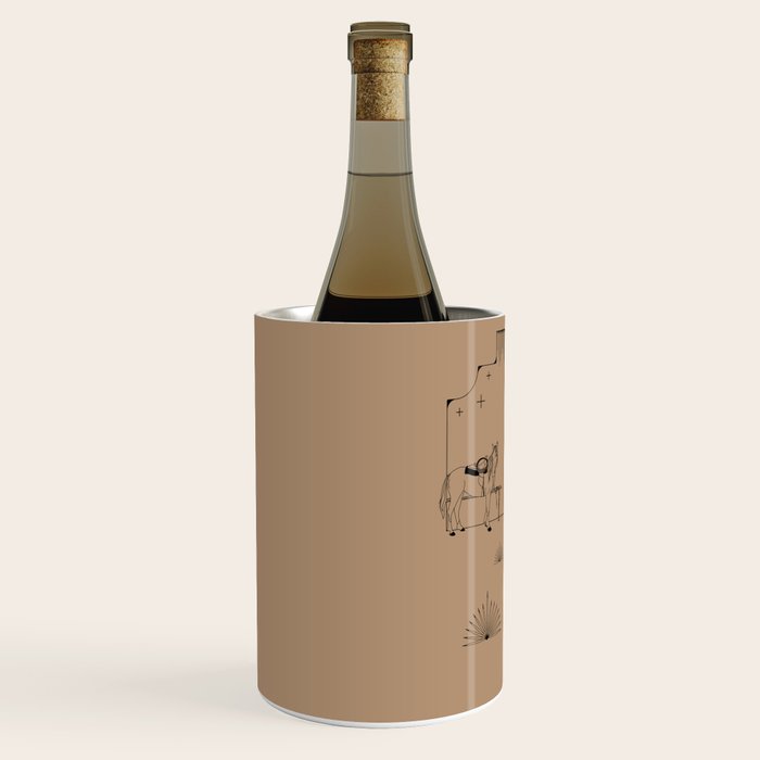 Last Stop - Tan & Black Wine Chiller Gallery Image 2