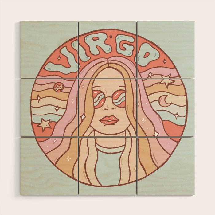 Virgo Wood Wall Art Gallery Image 1