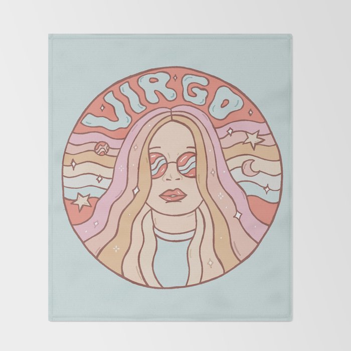 Virgo Throw Blanket Gallery Image 2