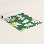 Rainbow Vintage Daisies Yoga Mat Gallery Image 2