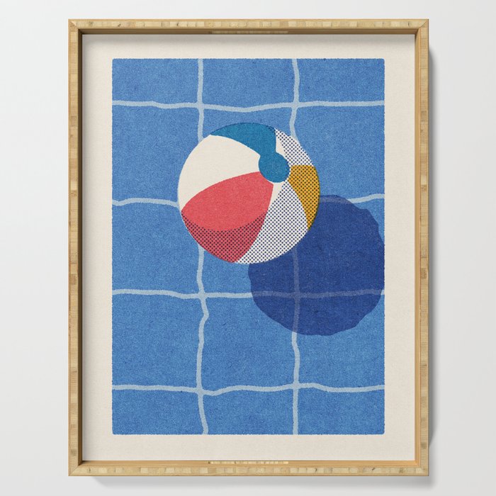 BALLS / Beach Ball II Serving Tray Gallery Image 1