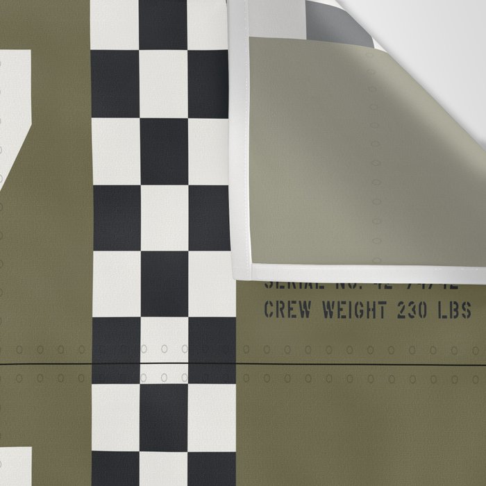 Aircraft Markings - USA P-47 Wall Tapestry Gallery Image 3