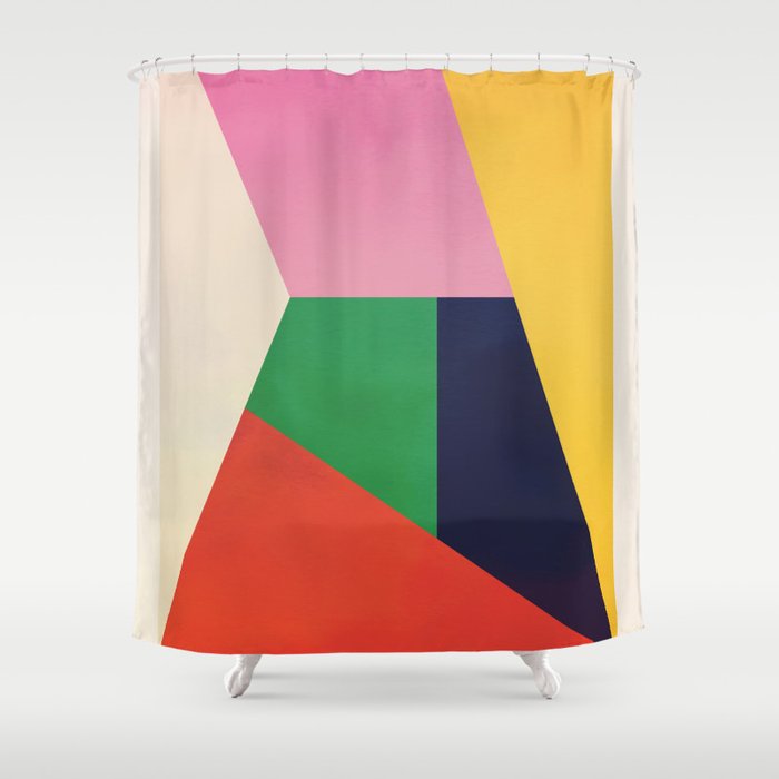 Geometric Shapes 120 Shower Curtain Gallery Image 1