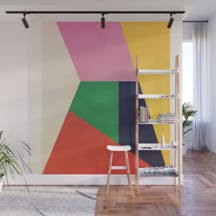 Geometric Shapes 120 Wall Mural Gallery Image 1