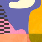minimal shapes modern with cloud and sun Coffee Mug Gallery Image 2