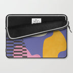 minimal shapes modern with cloud and sun Laptop Sleeve Gallery Image 2