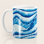 Shibori: Japanese Indigo Tie-Dye Pattern 01 Coffee Mug Gallery Image 3