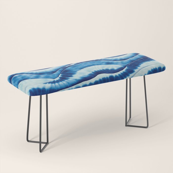 Shibori: Japanese Indigo Tie-Dye Pattern 01 Bench Gallery Image 1