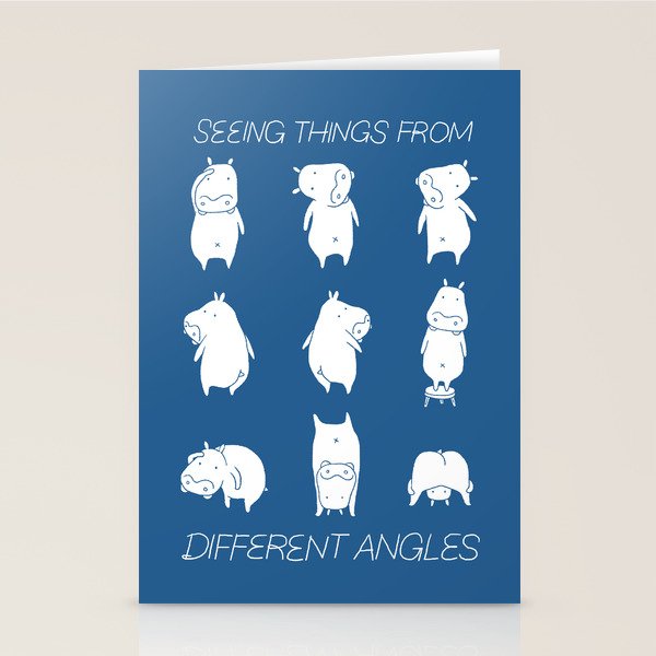 Seeing things from different angles Stationery Card Gallery Image 1