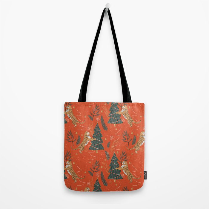 Tigers Christmas Tote Bag Gallery Image 2