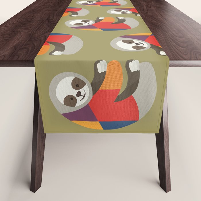 Sloth Table Runner Gallery Image 1