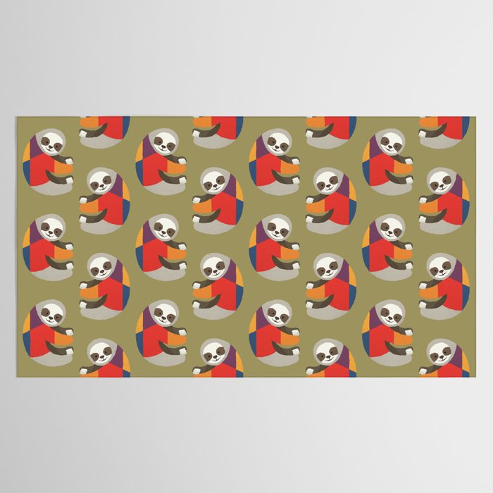 Sloth Tablecloth Gallery Image 2