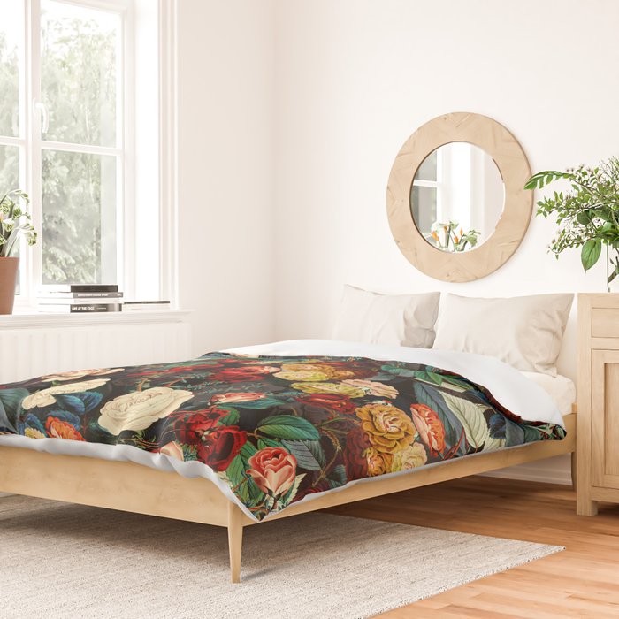 Night Botanical Forest Duvet Cover Gallery Image 2