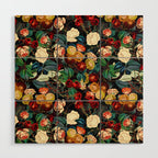 Night Botanical Forest Wood Wall Art Gallery Image 1