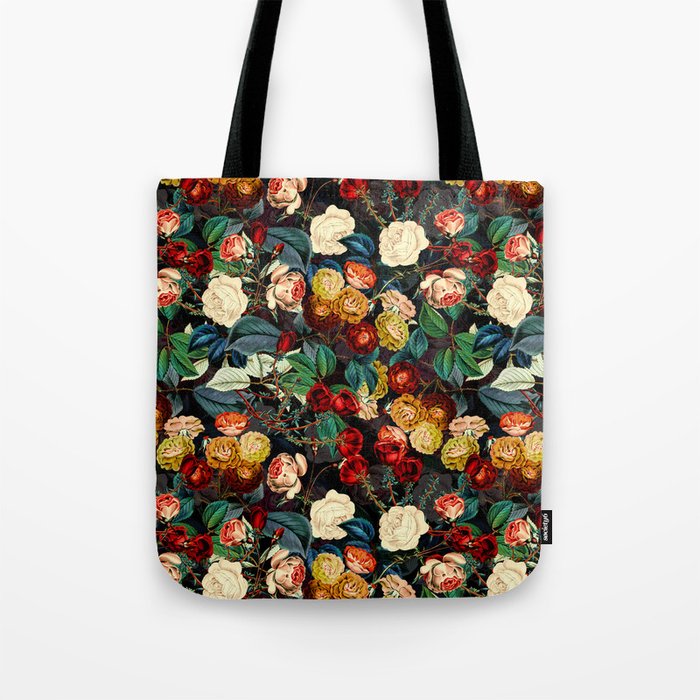 Night Botanical Forest Tote Bag Gallery Image 1