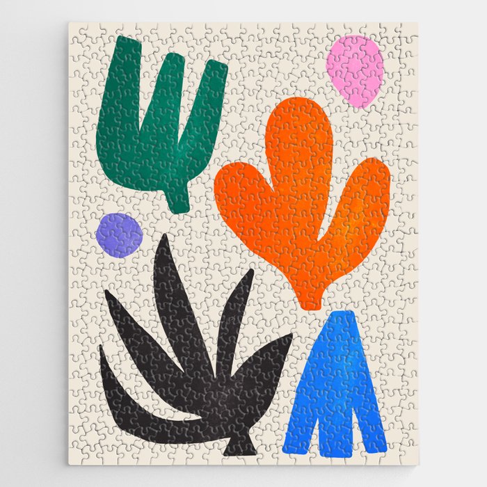 Paper Garden: Matisse Cutouts 01 Jigsaw Puzzle Gallery Image 1