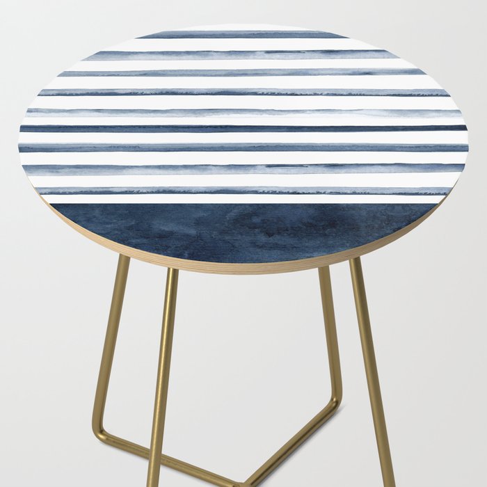 Stripes | Watercolor Pattern Side Table Gallery Image 2