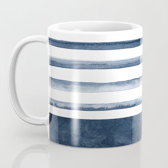 Stripes | Watercolor Pattern Coffee Mug Gallery Image 3