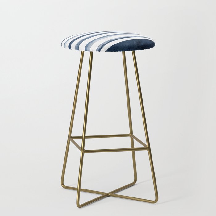 Stripes | Watercolor Pattern Stool Gallery Image 2