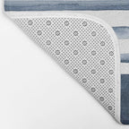 Stripes | Watercolor Pattern Bath Mat Gallery Image 2