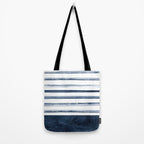 Stripes | Watercolor Pattern Tote Bag Gallery Image 2
