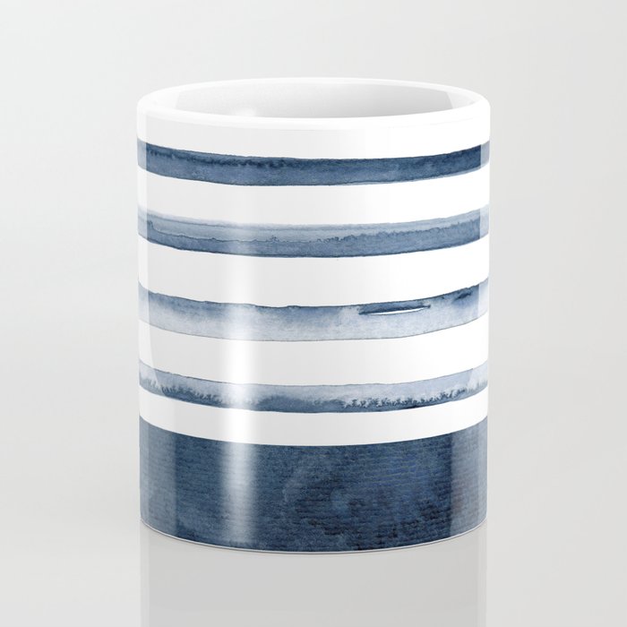 Stripes | Watercolor Pattern Coffee Mug Gallery Image 4