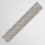 Raindrops, Gray, Minimalism, Abstract Art Table Runner Gallery Image 3