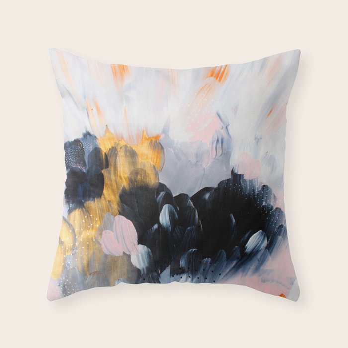 formation: bliss Throw Pillow Gallery Image 1