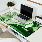 House Plants: Minimal Monstera Leaves Desk Mat Gallery Image 2