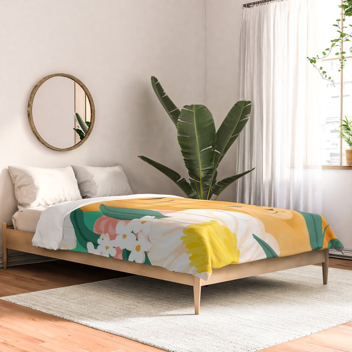 Mother Lion and Cub I Comforter Gallery Image 2
