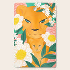 Mother Lion and Cub I Cutting Board Gallery Image 1