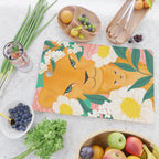 Mother Lion and Cub I Cutting Board Gallery Image 2