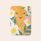 Mother Lion and Cub I Bath Mat Gallery Image 1