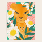 Mother Lion and Cub I Poster Gallery Image 4