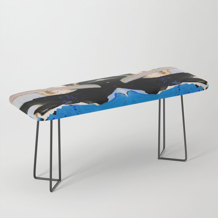 Picture of a Lady With Paint Smears Bench Gallery Image 1