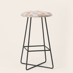 Watercolor polka dots in terracotta_bloomartgallery Stool Gallery Image 1