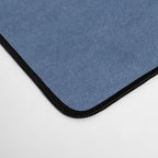 Halfmoon Colorblocks Composition - Blue Navy Desk Mat Gallery Image 4
