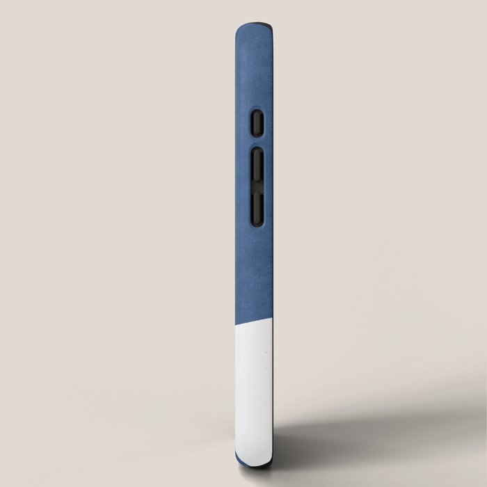 Halfmoon Colorblocks Composition - Blue Navy iPhone Case Gallery Image 2