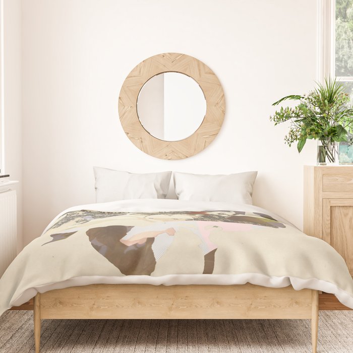 the first plant · g2 Duvet Cover Gallery Image 3