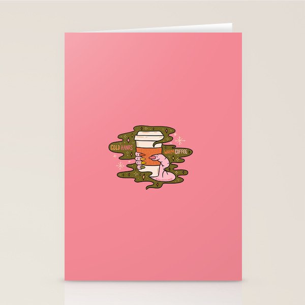 Cold Hands Warm Coffee  Stationery Card Gallery Image 1