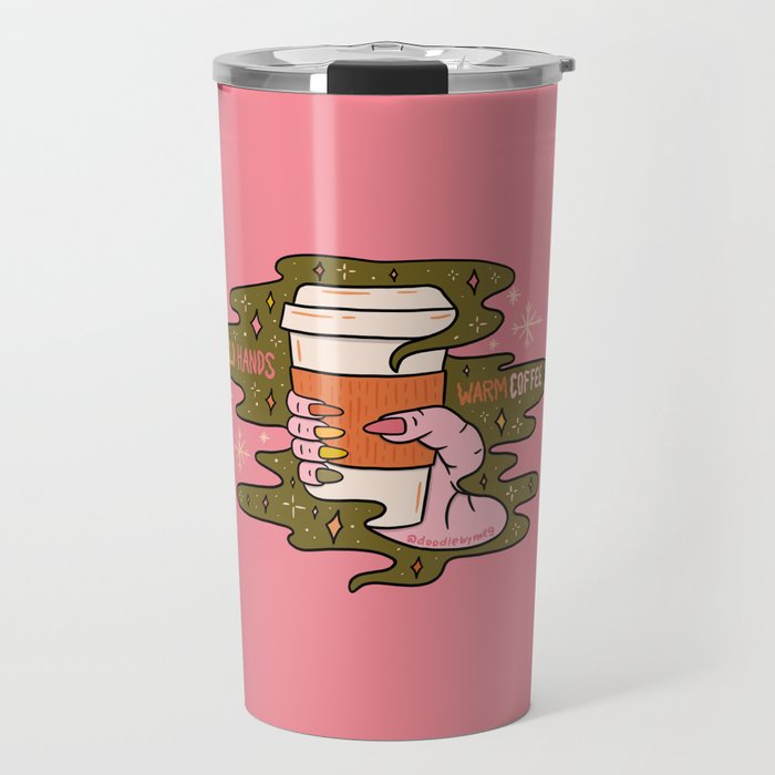 Cold Hands Warm Coffee  Travel Mug Gallery Image 1