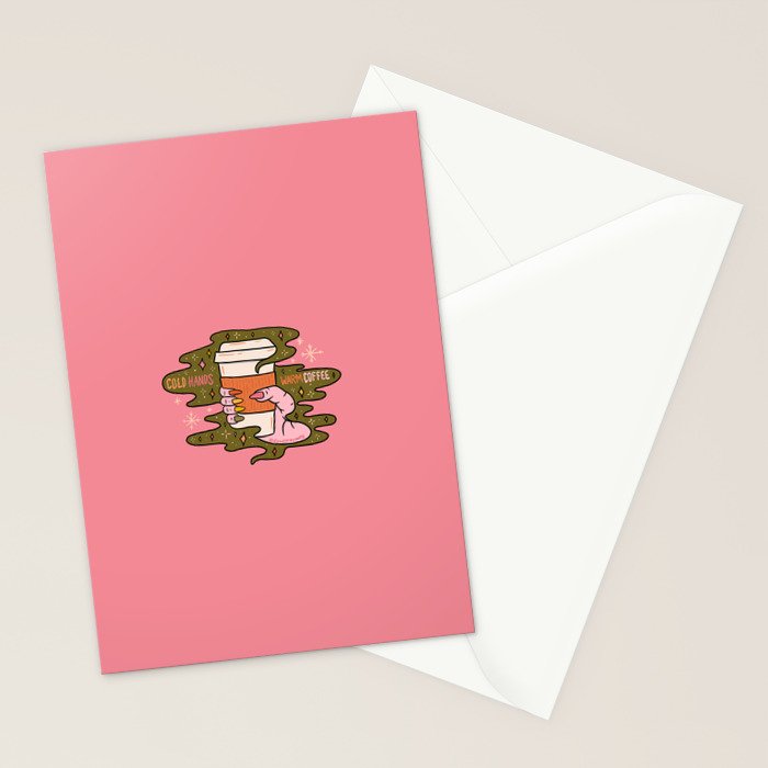 Cold Hands Warm Coffee  Stationery Card Gallery Image 2