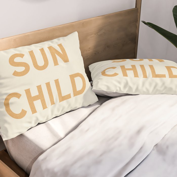 Sun child Pillow Sham Gallery Image 2