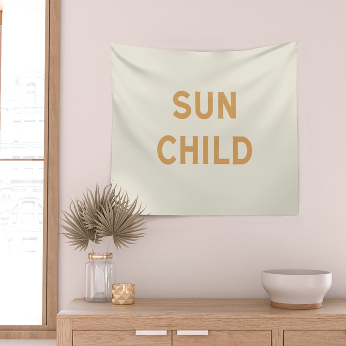 Sun child Wall Tapestry Gallery Image 2