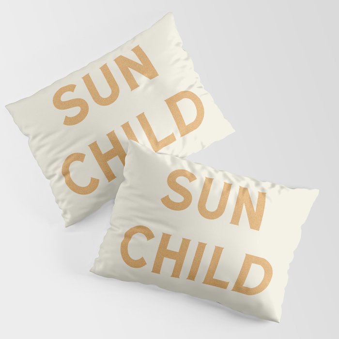 Sun child Pillow Sham Gallery Image 1